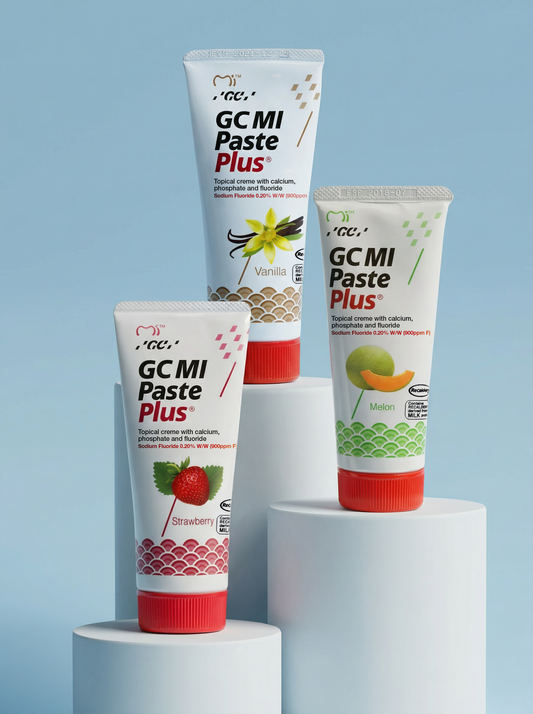 Set 3 pezzi Mi Paste Plus - Fragola, Vaniglia, Melone