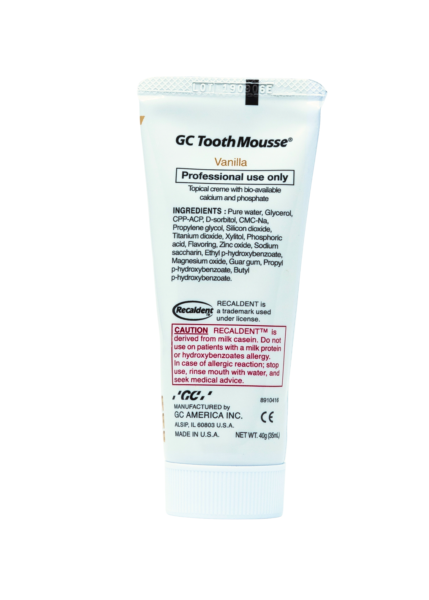 GC Tooth Mousse Vaniglia